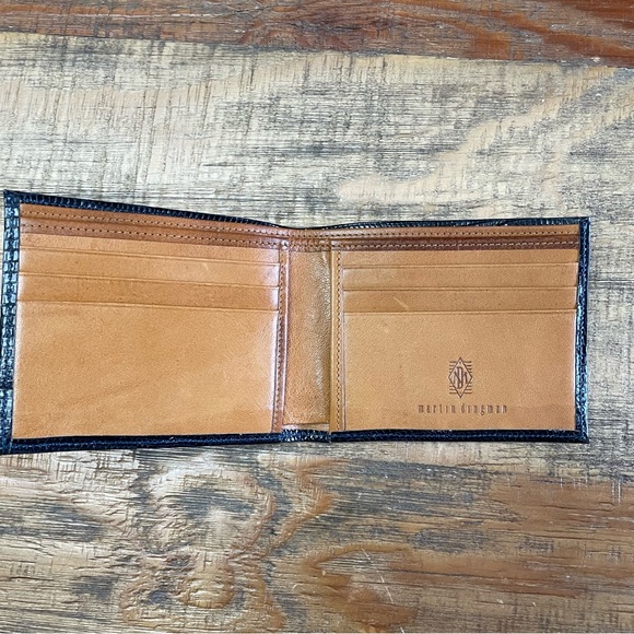 Martin Dingman wallet black leather luxury - Picture 2 of 7